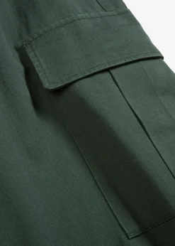 bonprix Bekleidung·Kleider|Hosen^Cargohose aus reiner Baumwolle schattengrün