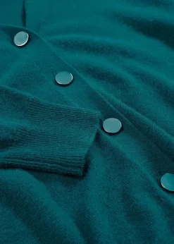bonprix Bekleidung·Umstandsmode|Pullover & Strickjacken^Cashmerestrickjacke mit Good Cashmere Standard®-Anteil pfeffergrün