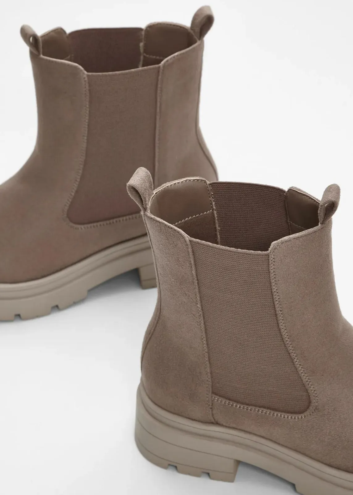bonprix Stiefeletten|Boots^Chelsea Boot taupe