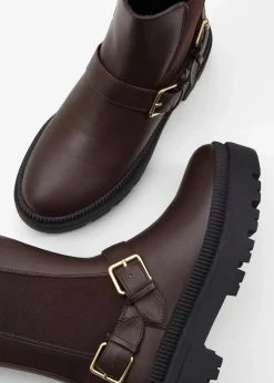 bonprix Stiefeletten|Boots^Chelsea Boot dunkelbraun