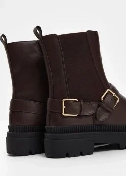 bonprix Stiefeletten|Boots^Chelsea Boot dunkelbraun