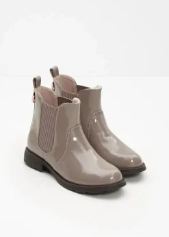 bonprix Gefütterte Winterschuhe|Stiefeletten^Chelsea Boot taupe