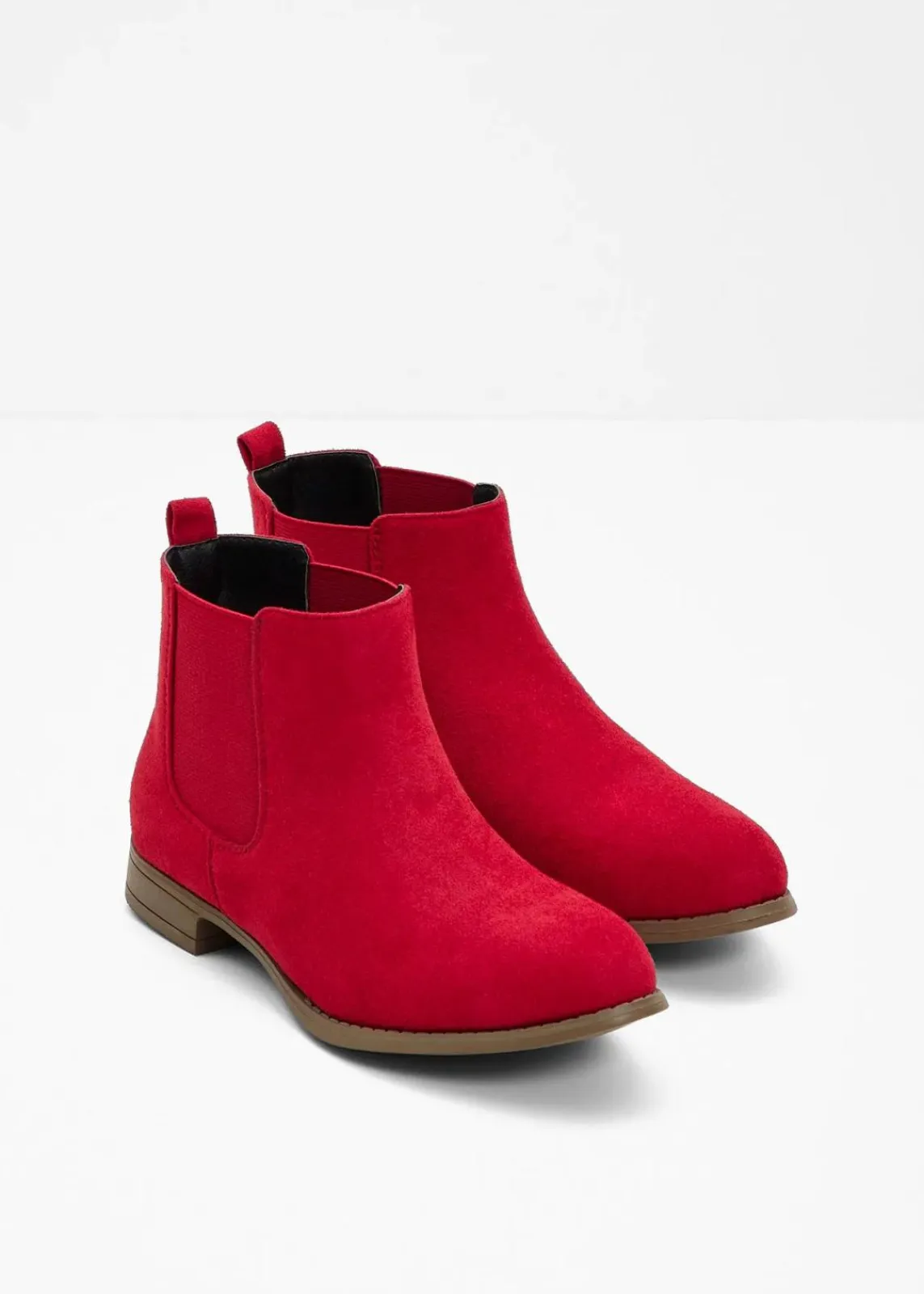 bonprix Schuhe & Accessoires In Spezialgrößen·Elastischer Schaft|Boots^Chelsea Boot rot