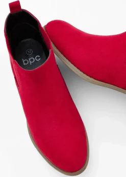 bonprix Schuhe & Accessoires In Spezialgrößen·Elastischer Schaft|Boots^Chelsea Boot rot