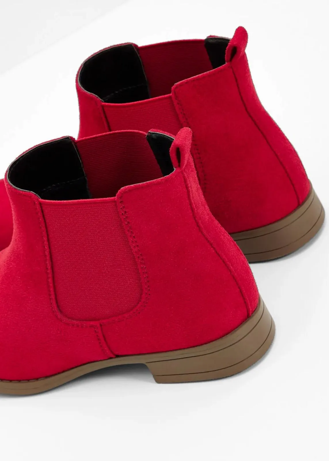 bonprix Schuhe & Accessoires In Spezialgrößen·Elastischer Schaft|Boots^Chelsea Boot rot