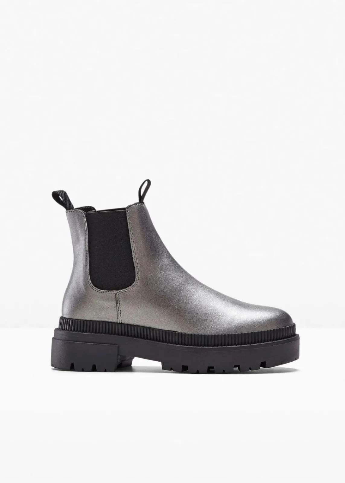 bonprix Stiefeletten|Boots^Chelsea Boot silber