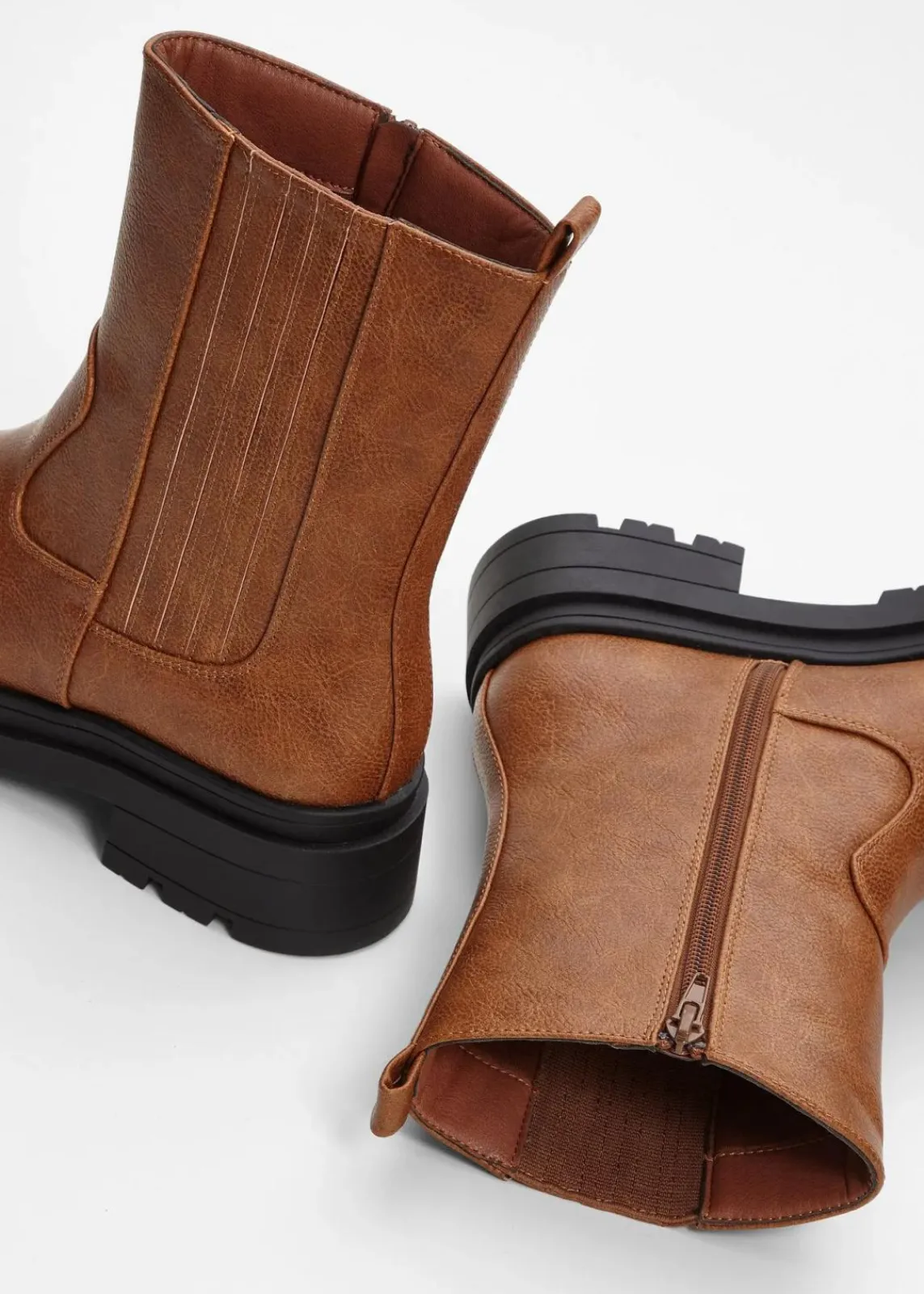 bonprix Stiefeletten|Boots^Chelsea Boot cognac
