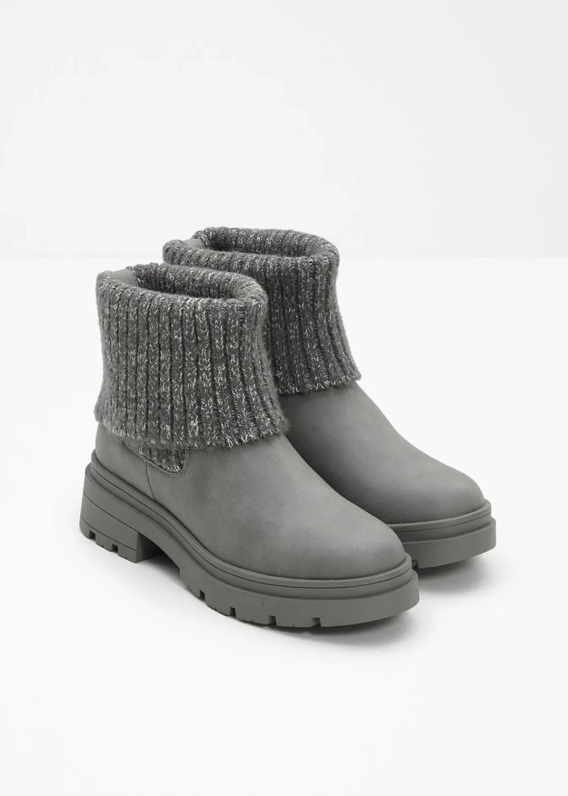 bonprix Boots|Stiefeletten^Chelsea Boot grau