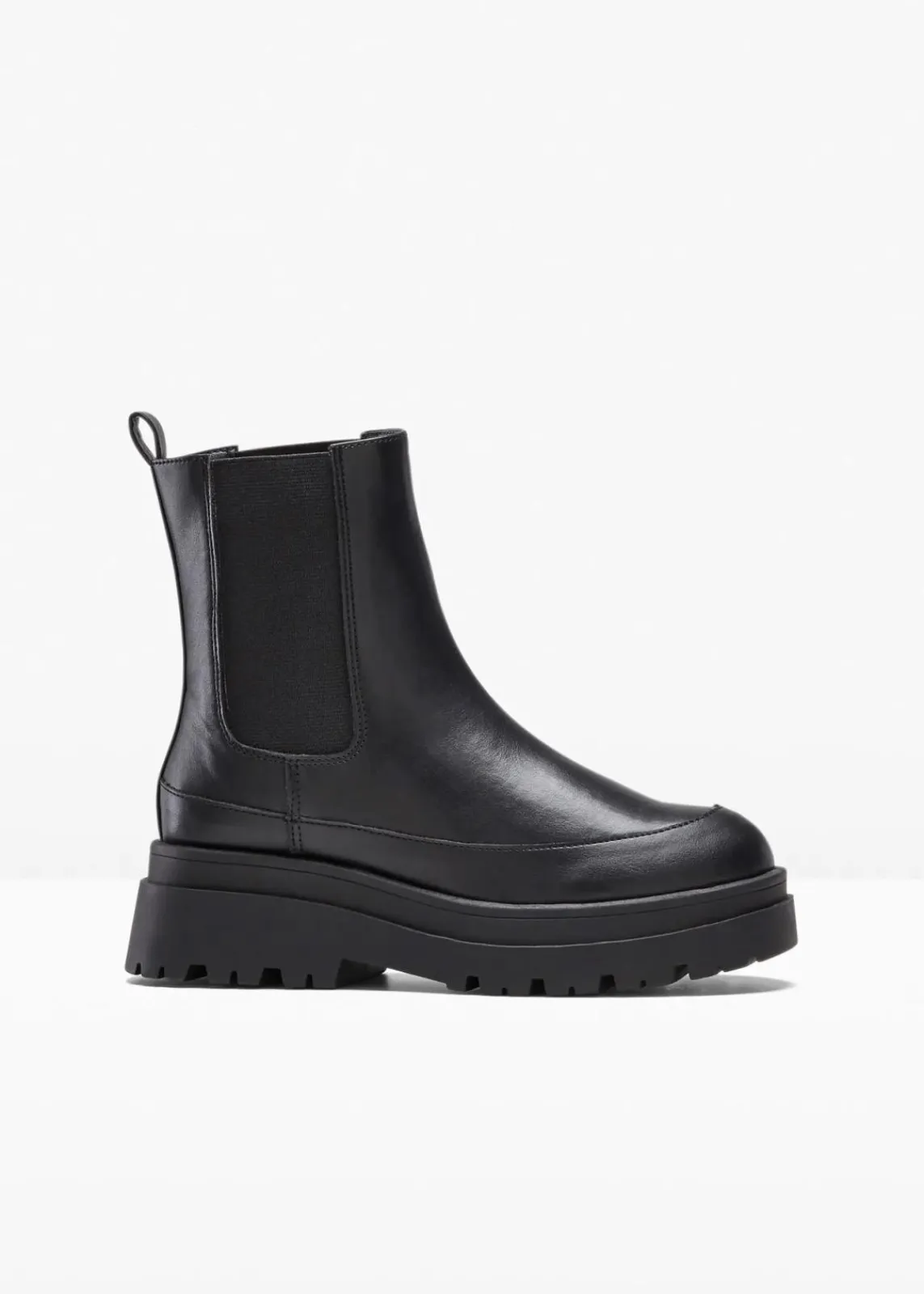 bonprix Komfortschuhe|Stiefeletten^Chelsea-Boots schwarz