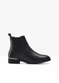 bonprix Stiefeletten|Boots^Chelsea-Boots schwarz