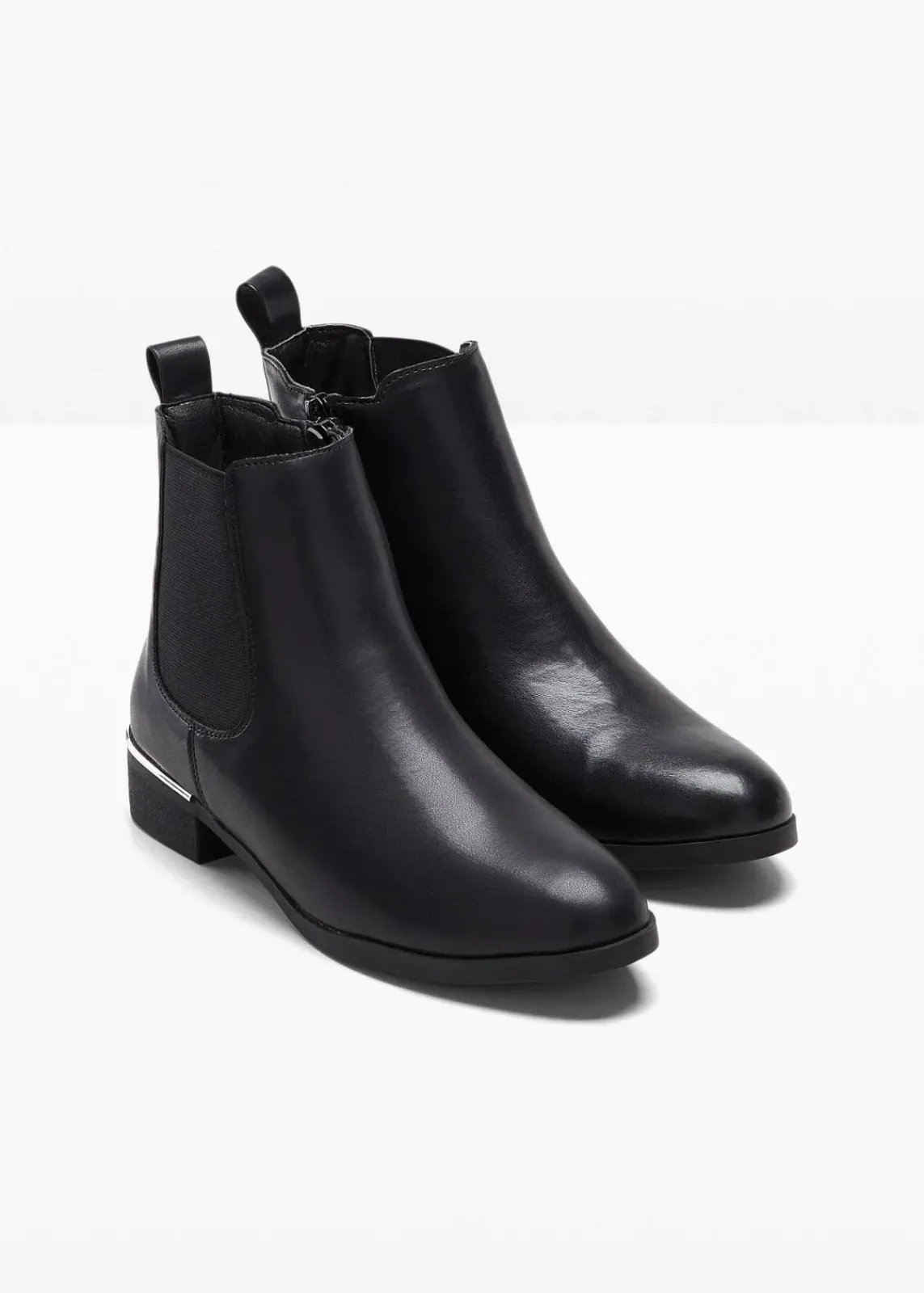 bonprix Stiefeletten|Boots^Chelsea-Boots schwarz