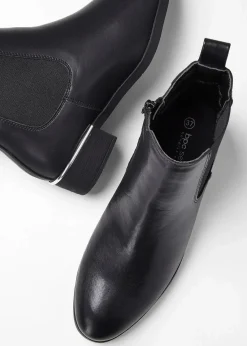 bonprix Stiefeletten|Boots^Chelsea-Boots schwarz