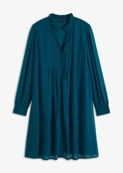 bonprix Nachhaltigere Materialien|Kleider^Chiffonkleid petrol