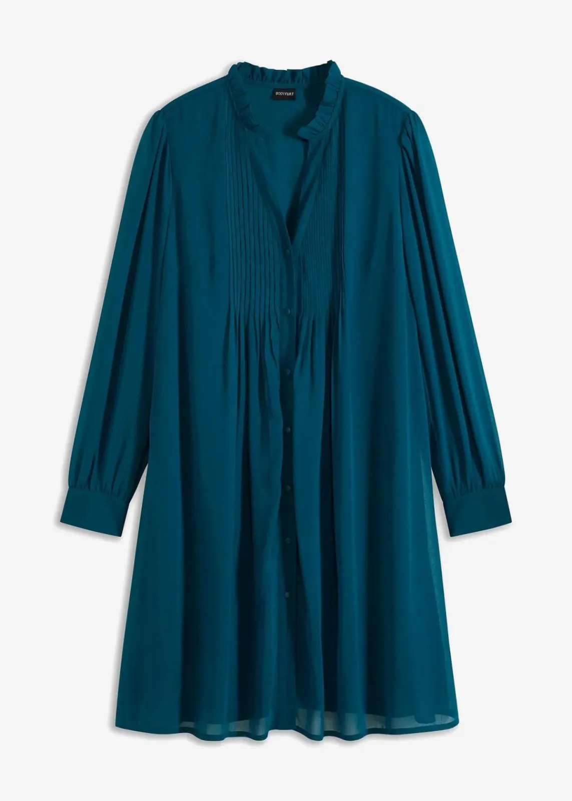 bonprix Nachhaltigere Materialien|Kleider^Chiffonkleid petrol