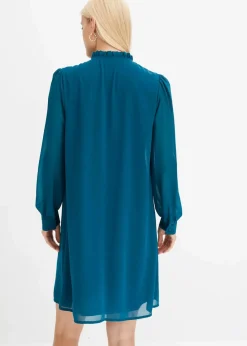bonprix Nachhaltigere Materialien|Kleider^Chiffonkleid petrol