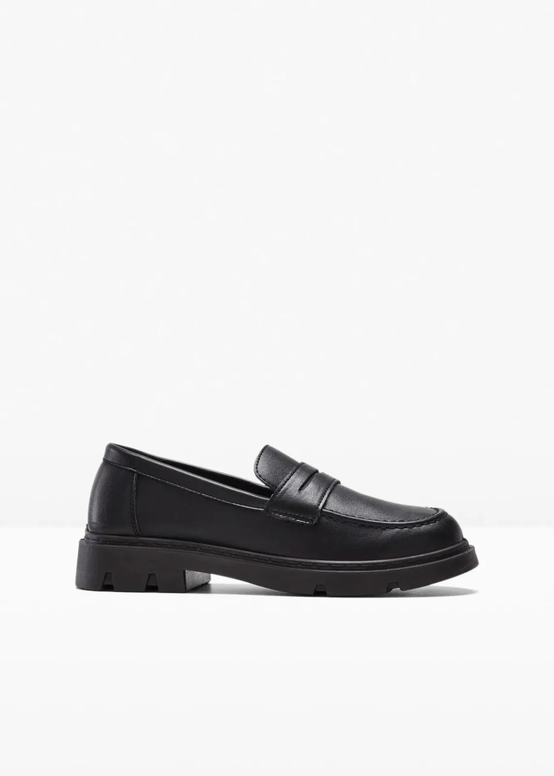 bonprix Slipper & Halbschuhe|Loafer^Chunky Loafer mit leichter Sohle schwarz