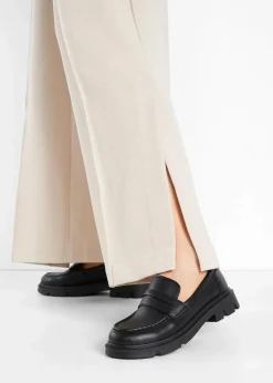 bonprix Slipper & Halbschuhe|Loafer^Chunky Loafer mit leichter Sohle schwarz