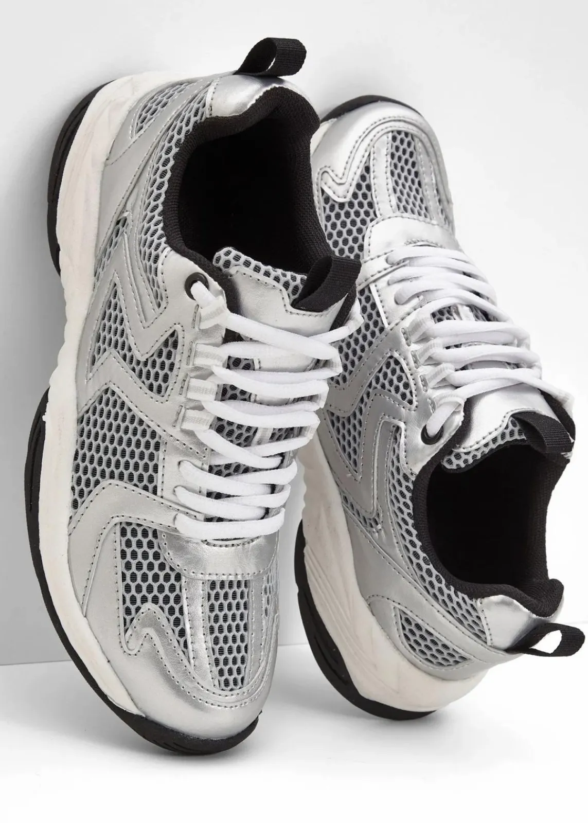 bonprix Sneaker^Chunky Sneaker silber metallic