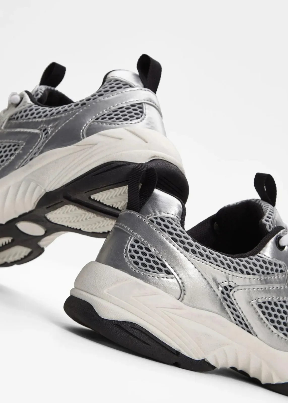 bonprix Sneaker^Chunky Sneaker silber metallic