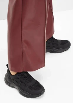 bonprix Sneaker^Chunky Sneaker mit Mesh-Einsatz schwarz