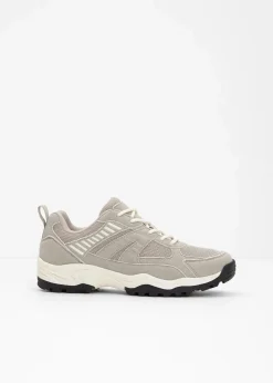 bonprix Sport- & Trekkingschuhe|Sneaker^Chunky Sneaker mit Mesh-Einsatz grau