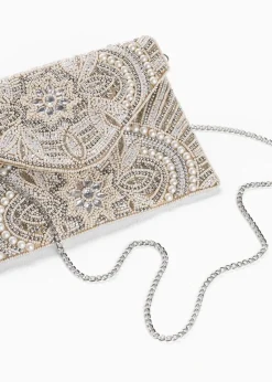 bonprix Taschen^Clutch creme