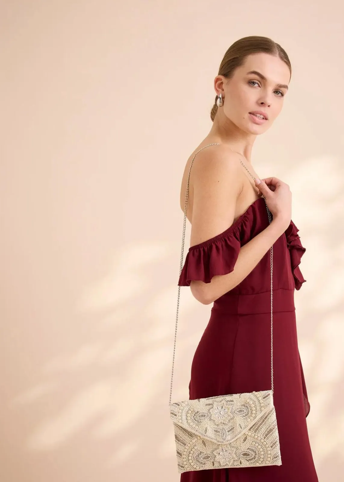 bonprix Taschen^Clutch creme