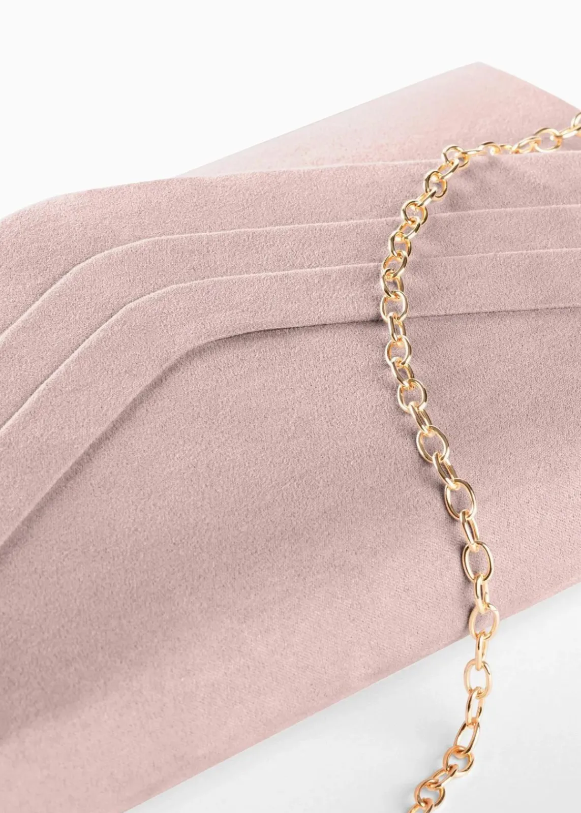 bonprix Taschen|Festliche Mode^Clutch mit Überschlagdetails hellrosa