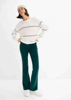 bonprix Bekleidung·Kleider|Hosen^Cordhose tiefgrün