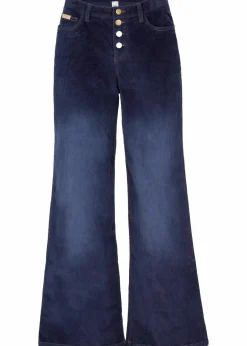 bonprix Bekleidung·Kleider|Hosen^Cordhose aus Baumwolle mit Stretch dunkelblau