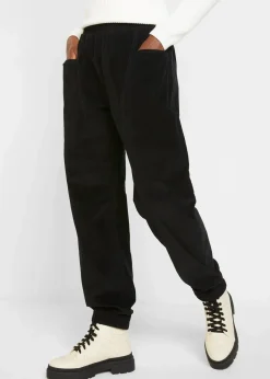 bonprix Bekleidung·Kleider|Hosen^Cord-Hose aus Baumwoll-Mix schwarz