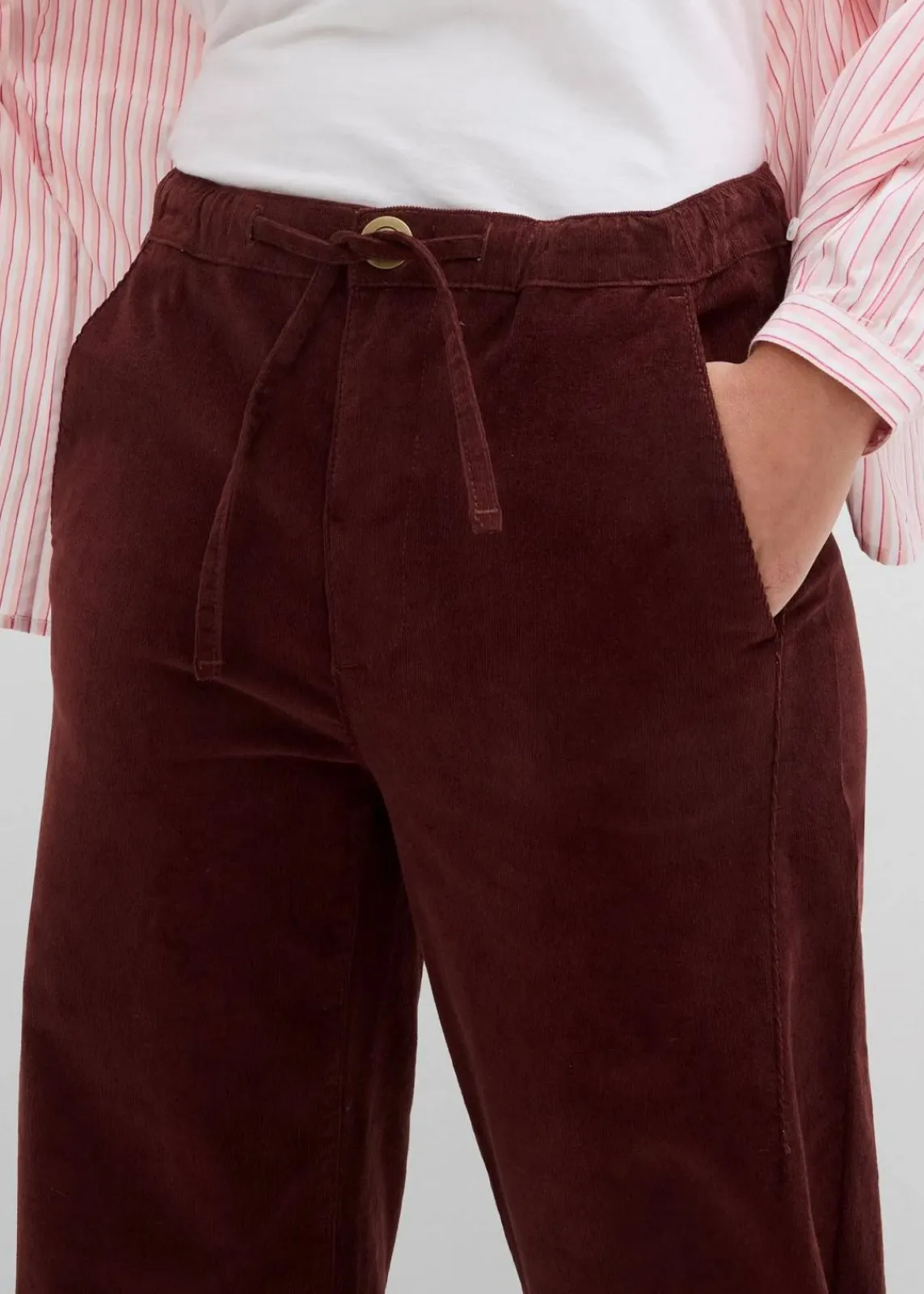 bonprix Bekleidung·Kleider|Hosen^Cordhose aus Baumwoll-Mix kaffeebraun