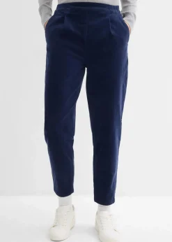 bonprix Bekleidung·Kleider|Nachhaltigere Materialien^Cordhose aus Bio-Baumwolle dunkelblau