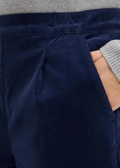 bonprix Bekleidung·Kleider|Nachhaltigere Materialien^Cordhose aus Bio-Baumwolle dunkelblau