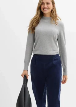 bonprix Bekleidung·Kleider|Nachhaltigere Materialien^Cordhose aus Bio-Baumwolle dunkelblau