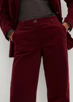 bonprix Nachhaltigere Materialien|Hosen^Cordhose aus Bio-Baumwolle mit Stretch ahornrot