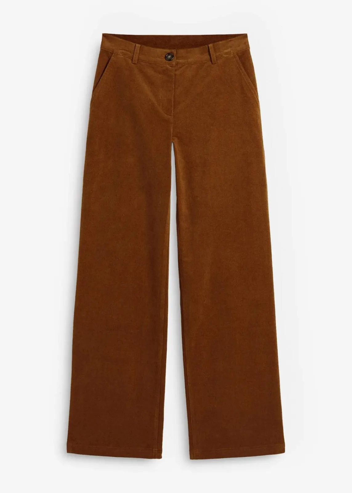 bonprix Nachhaltigere Materialien|Hosen^Cordhose aus Bio-Baumwolle mit Stretch cognac braun