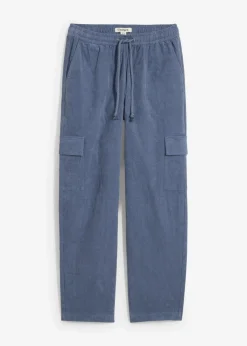 bonprix Bekleidung·Kleider|Hosen^Cordhose im Barrel-Shape rauchblau