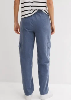 bonprix Bekleidung·Kleider|Hosen^Cordhose im Barrel-Shape rauchblau