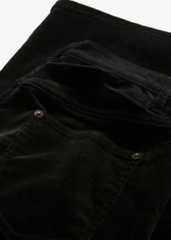 bonprix Hosen|Bekleidung·Kleider^Cordhose im Marlene-Stil schwarz