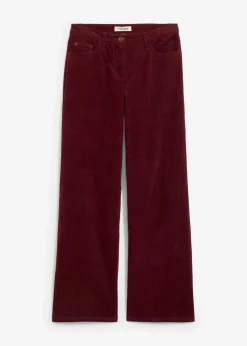 bonprix Hosen|Bekleidung·Kleider^Cordhose im Marlene-Stil dunkelbeere