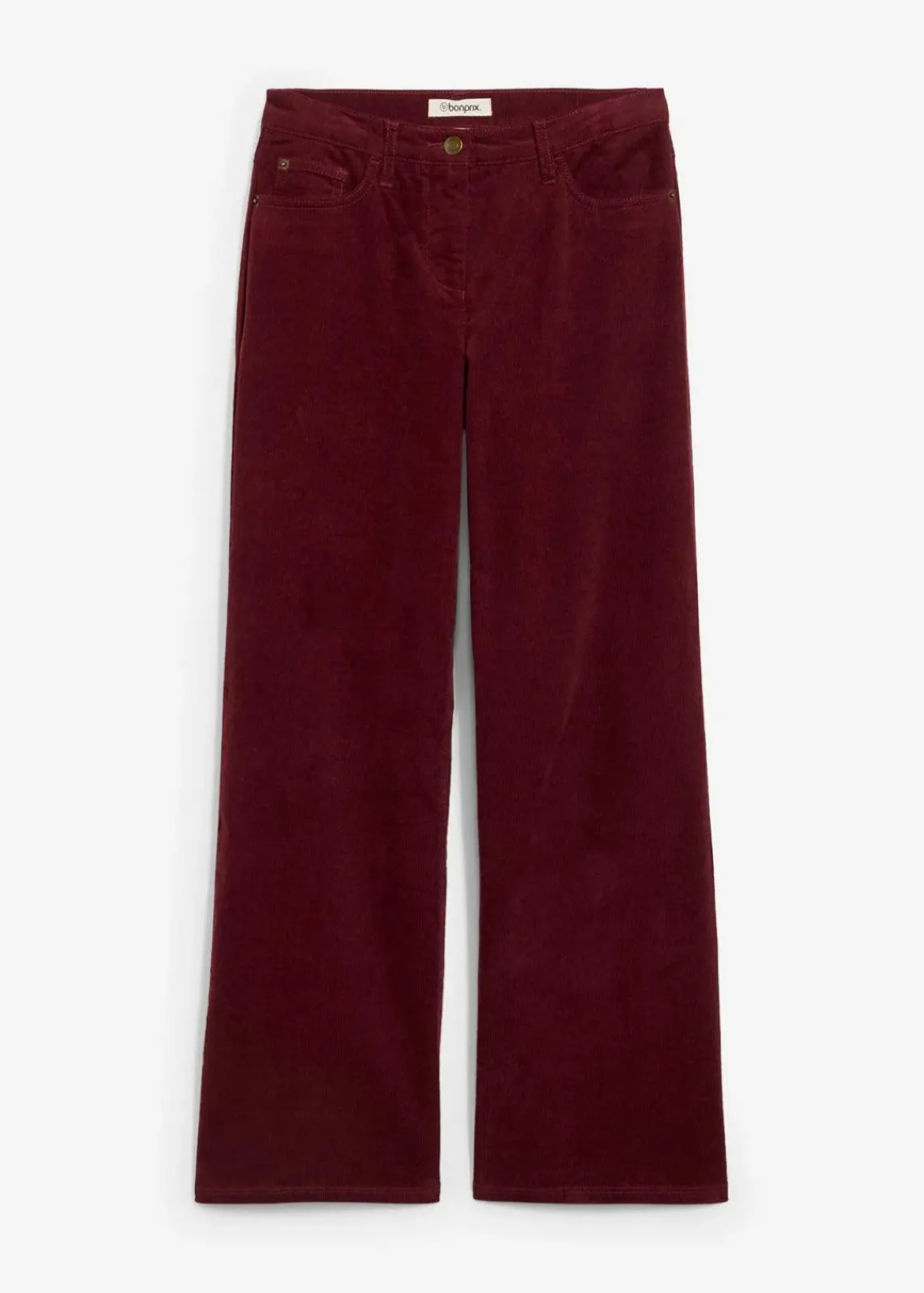 bonprix Hosen|Bekleidung·Kleider^Cordhose im Marlene-Stil dunkelbeere