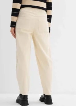 bonprix Bekleidung·Kleider|Hosen^Cordhose in Barellform naturbeige