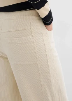 bonprix Bekleidung·Kleider|Hosen^Cordhose in Barellform naturbeige