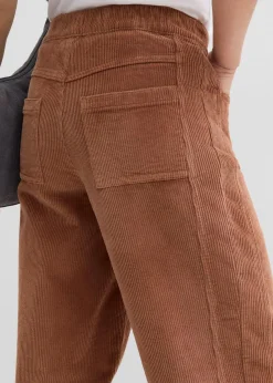 bonprix Hosen|Bekleidung·Kleider^Cordhose in Barellform schokosorbet