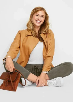 bonprix Bekleidung·Kleider|Hosen^Cordhose mit Bequembund dunkeloliv