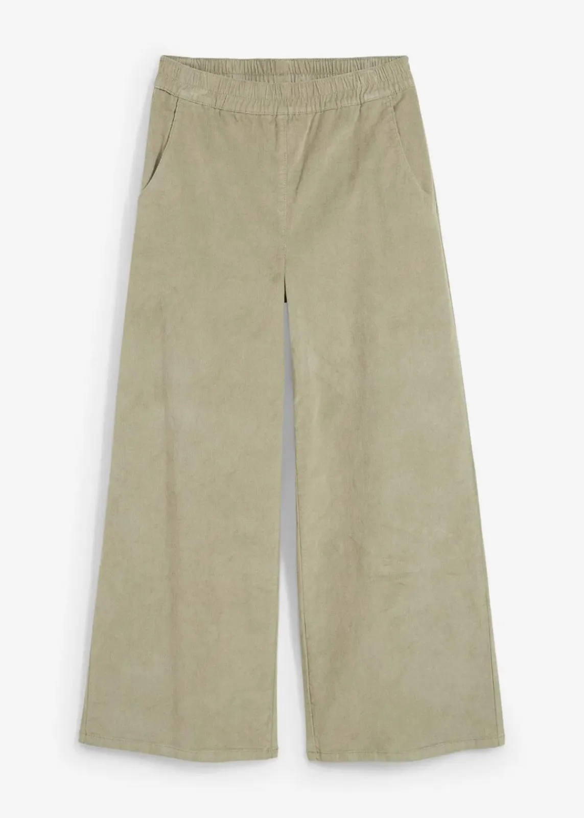 bonprix Bekleidung·Kleider|Hosen^Cordhose mit Bequembund, High Waist seegras