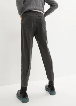 bonprix Bekleidung·Kleider|Hosen^Cordhose mit Bio-Baumwolle, Balloon-Fit dunkelgrau