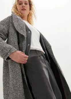 bonprix Bekleidung·Kleider|Hosen^Cordhose mit Bio-Baumwolle, Balloon-Fit dunkelgrau