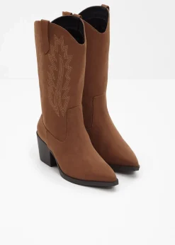 bonprix Stiefel^Cowboy Stiefel gewürzbraun